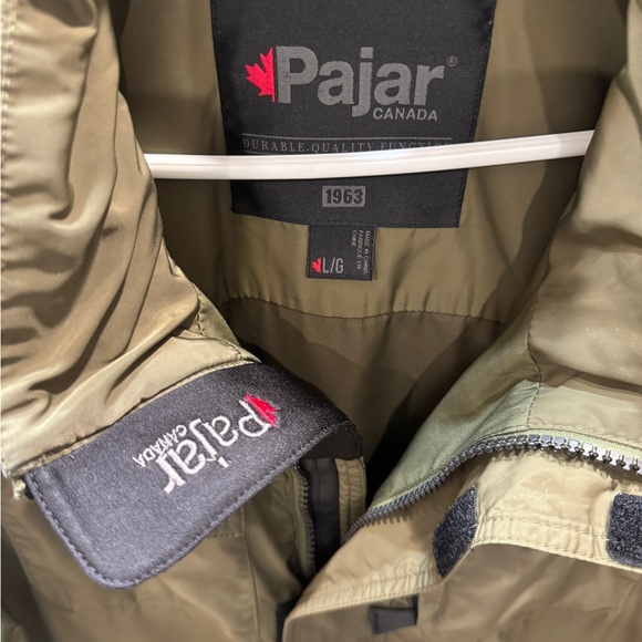 Pajar Men's Roy Packable Rain Jacket size Large Colour Army Green Size Large - Picture 12 of 16